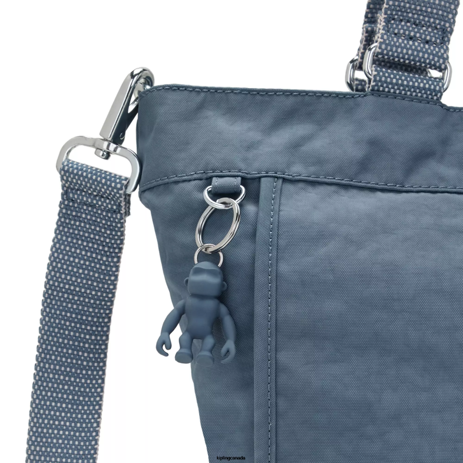 Women Tote Bags Kipling Brush Blue New Shopper Small Tote Bag FHZD274