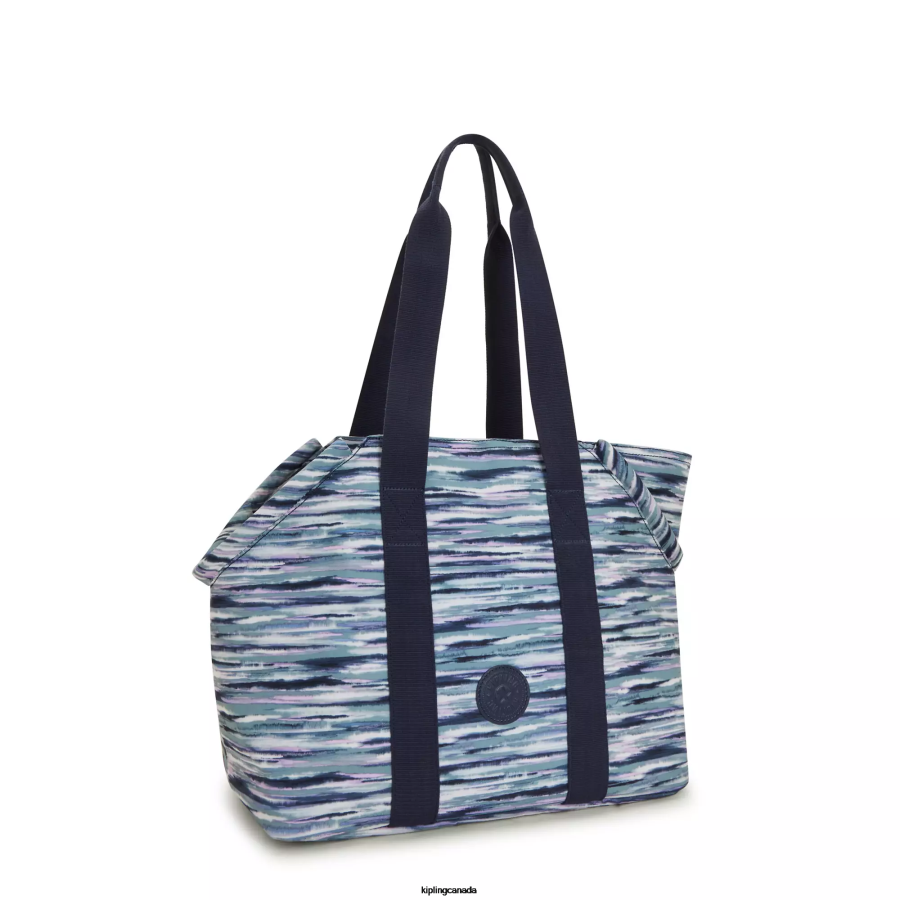 Women Tote Bags Kipling Brush Stripes Art M Pet Tote Bag FHZD277