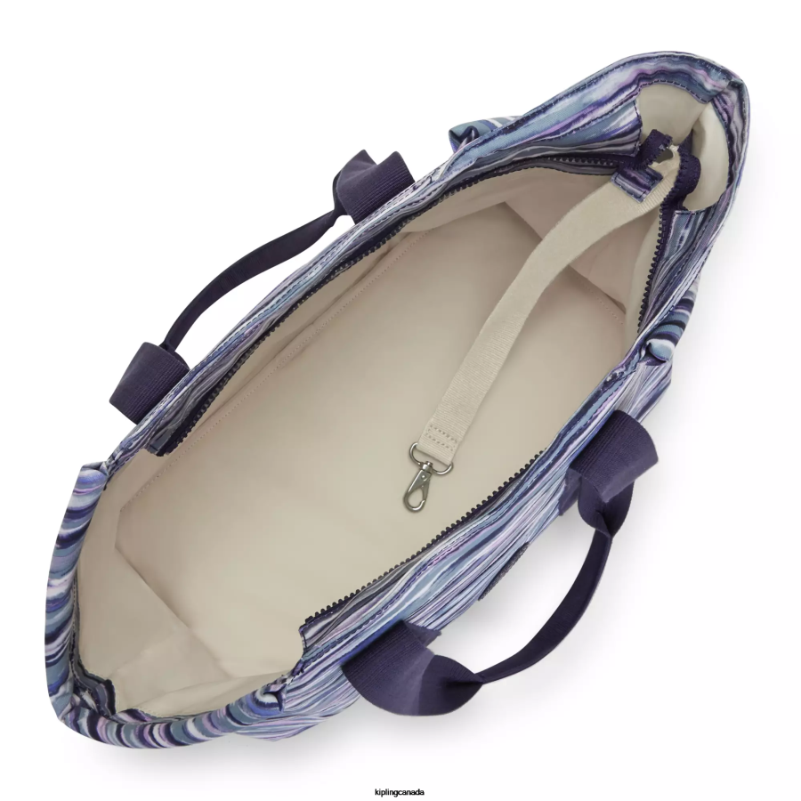 Women Tote Bags Kipling Brush Stripes Art M Pet Tote Bag FHZD277