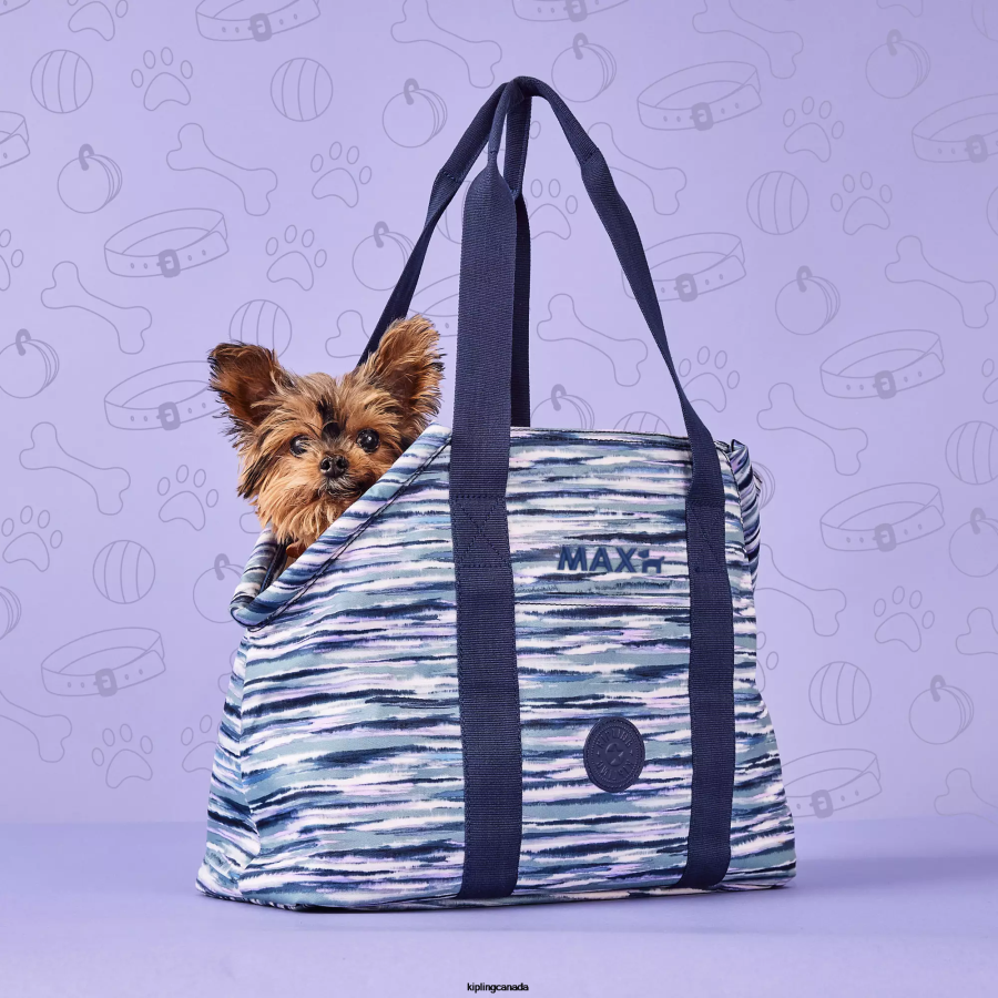 Women Tote Bags Kipling Brush Stripes Art M Pet Tote Bag FHZD277