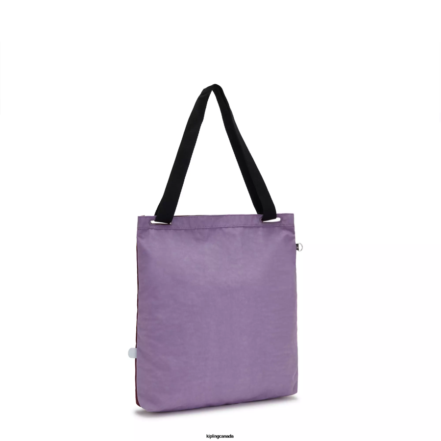 Women Tote Bags Kipling Dark Fushia Annas Tote Bag FHZD273