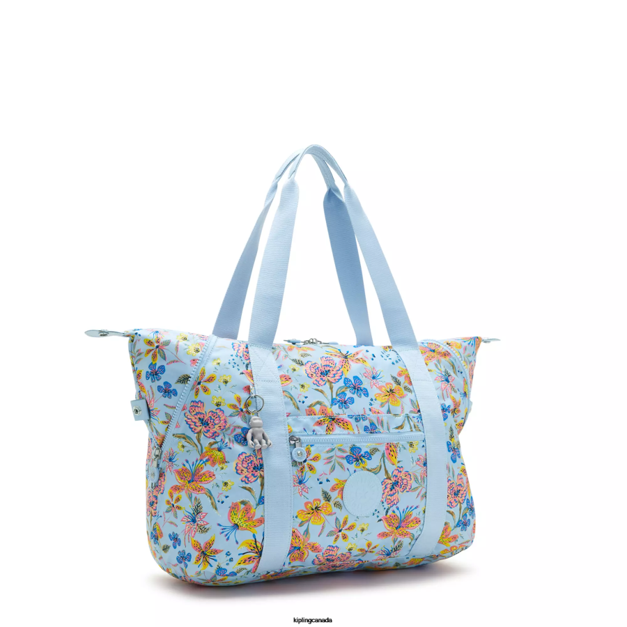 Women Tote Bags Kipling Wild Flowers Art Medium Printed Tote Bag FHZD262