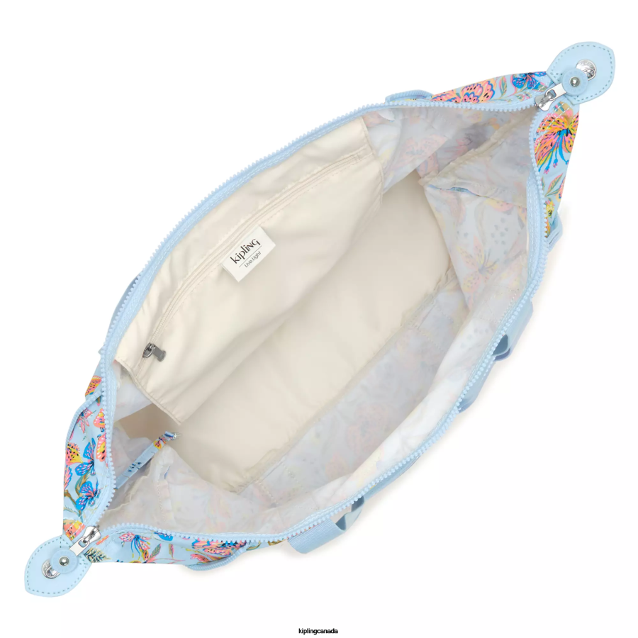 Women Tote Bags Kipling Wild Flowers Art Medium Printed Tote Bag FHZD262