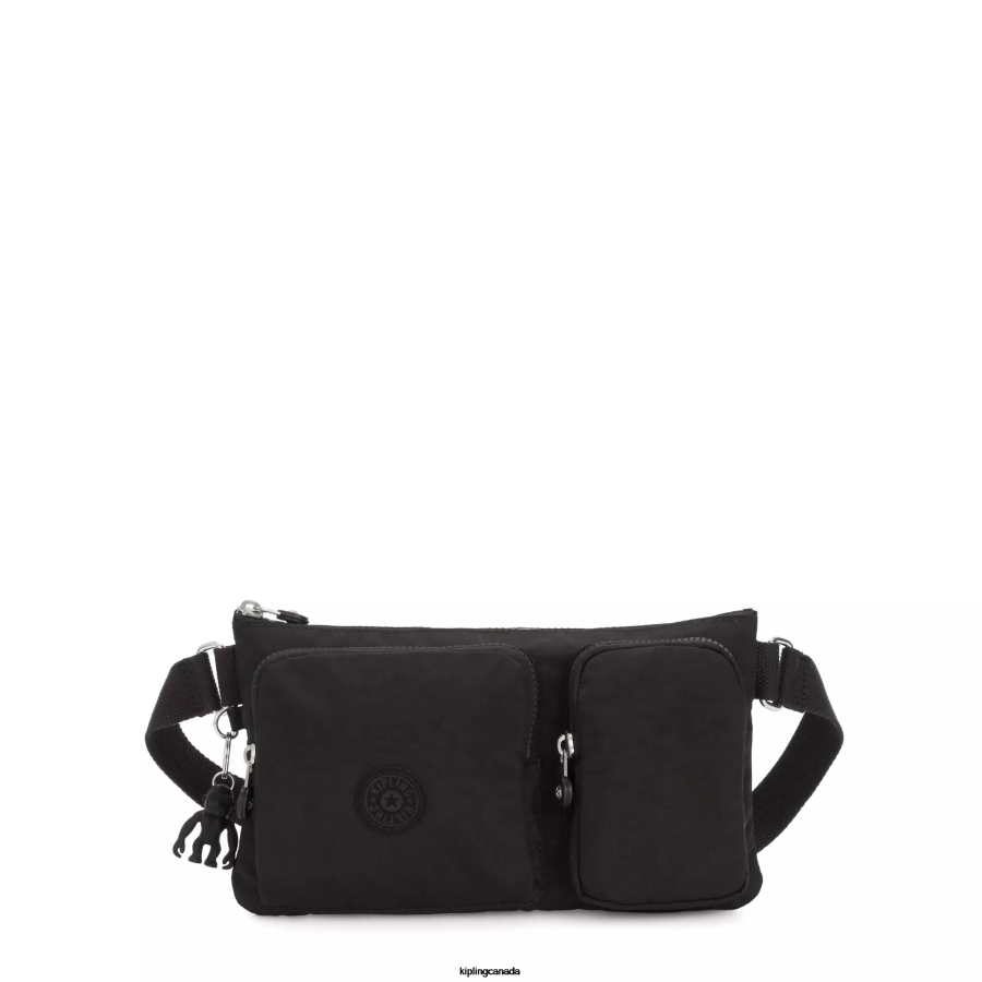 Women Waist Pack Kipling Black Noir Presto Up Waist Pack FHZD326