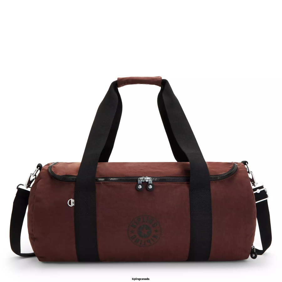 Women Duffle Bags Kipling Mahogany Argus Small Duffle Bag FHZD329