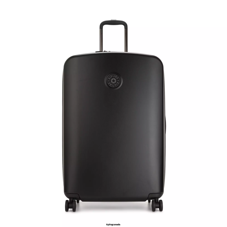 Women Rolling Luggage Kipling Black Noir Curiosity Large 4 Wheeled Rolling Luggage FHZD524