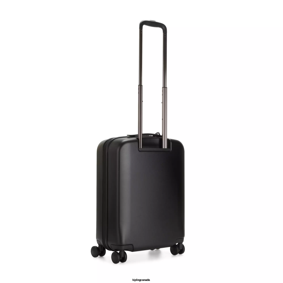 Women Rolling Luggage Kipling Black Noir Curiosity Small 4 Wheeled Rolling Luggage FHZD513