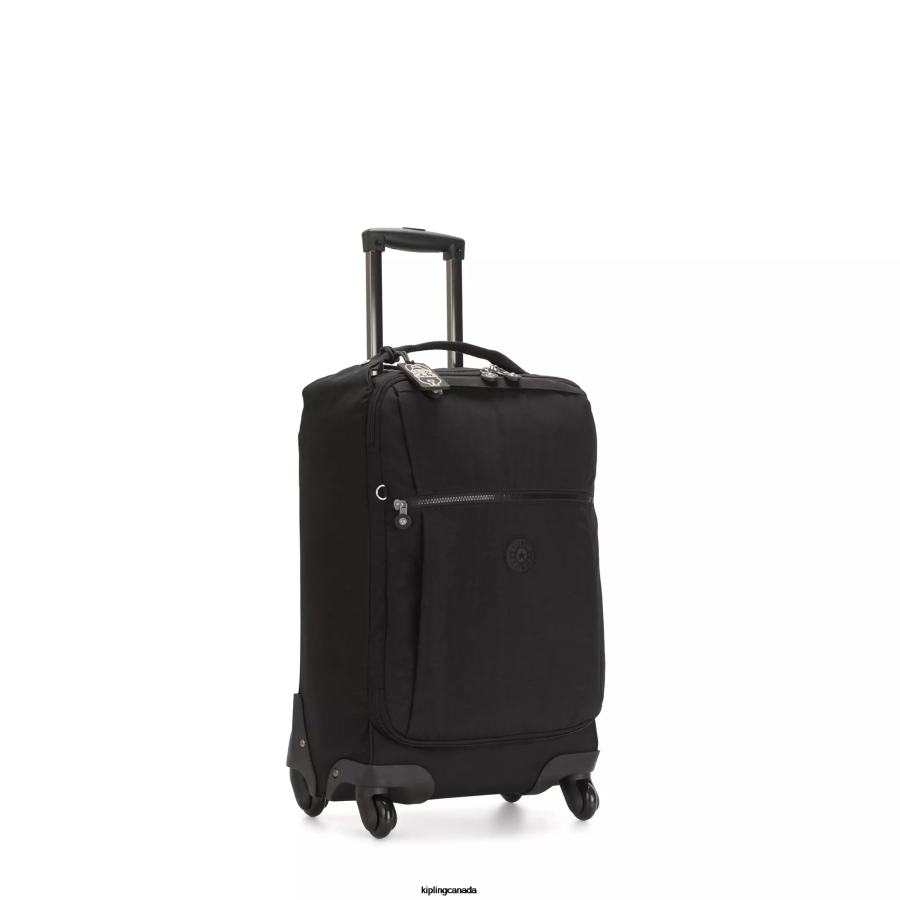 Women Rolling Luggage Kipling Black Noir Darcey Small Carry-On Rolling Luggage FHZD509