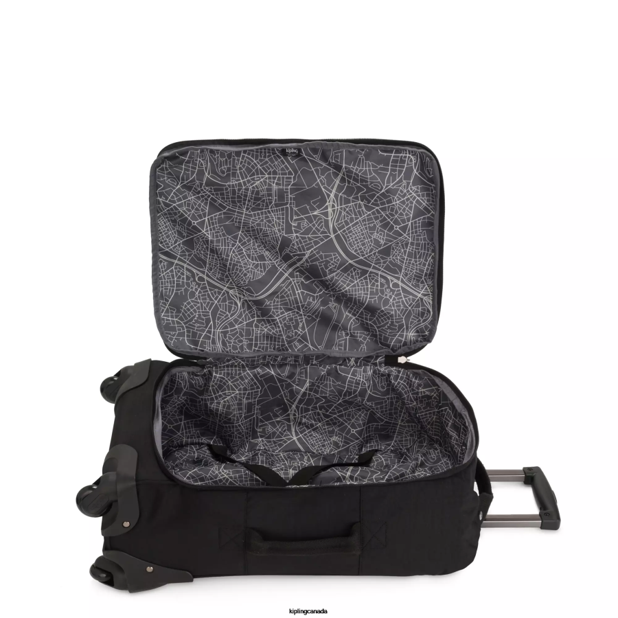 Women Rolling Luggage Kipling Black Noir Darcey Small Carry-On Rolling Luggage FHZD509
