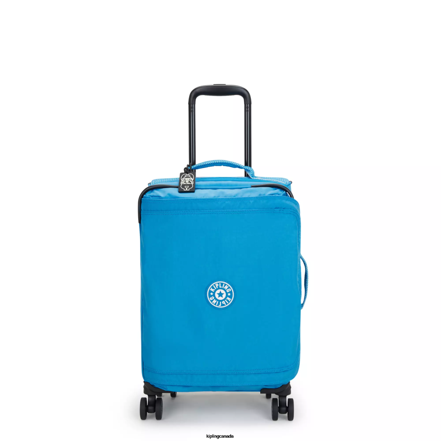 Women Rolling Luggage Kipling Eager Blue Spontaneous Small Rolling Luggage FHZD505