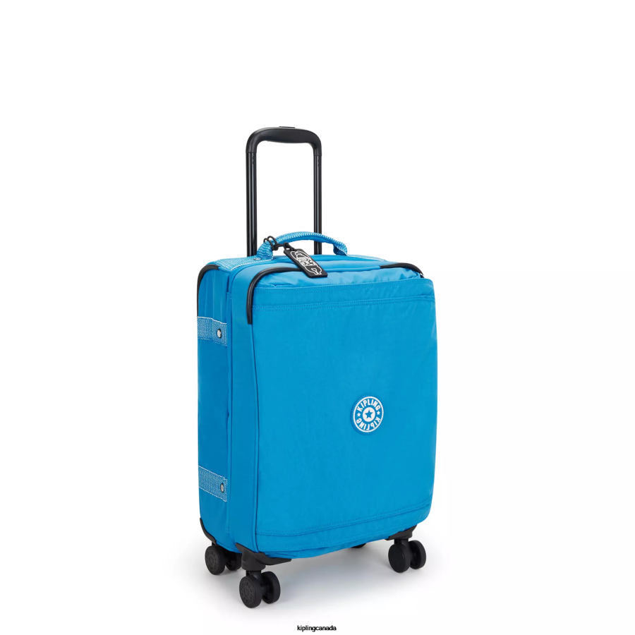 Women Rolling Luggage Kipling Eager Blue Spontaneous Small Rolling Luggage FHZD505