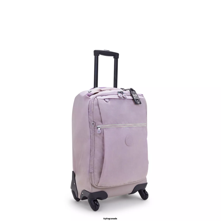 Women Rolling Luggage Kipling Gentle Lilac Darcey Small Carry-On Rolling Luggage FHZD511