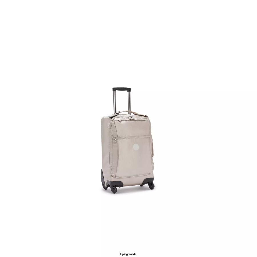 Women Rolling Luggage Kipling Metallic Glow Darcey Small Metallic Carry-On Rolling Luggage FHZD514