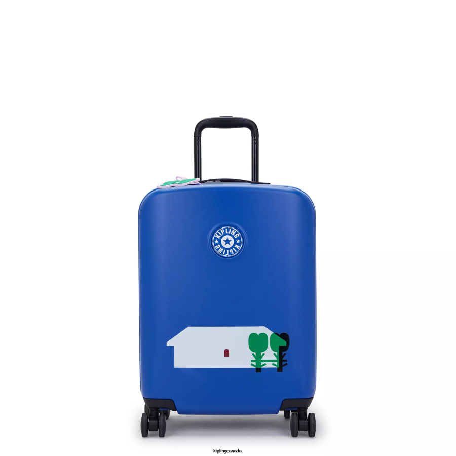 Women Rolling Luggage Kipling Minju Multi Print Curiosity Small Minju Kim 4 Wheeled Rolling Luggage FHZD512