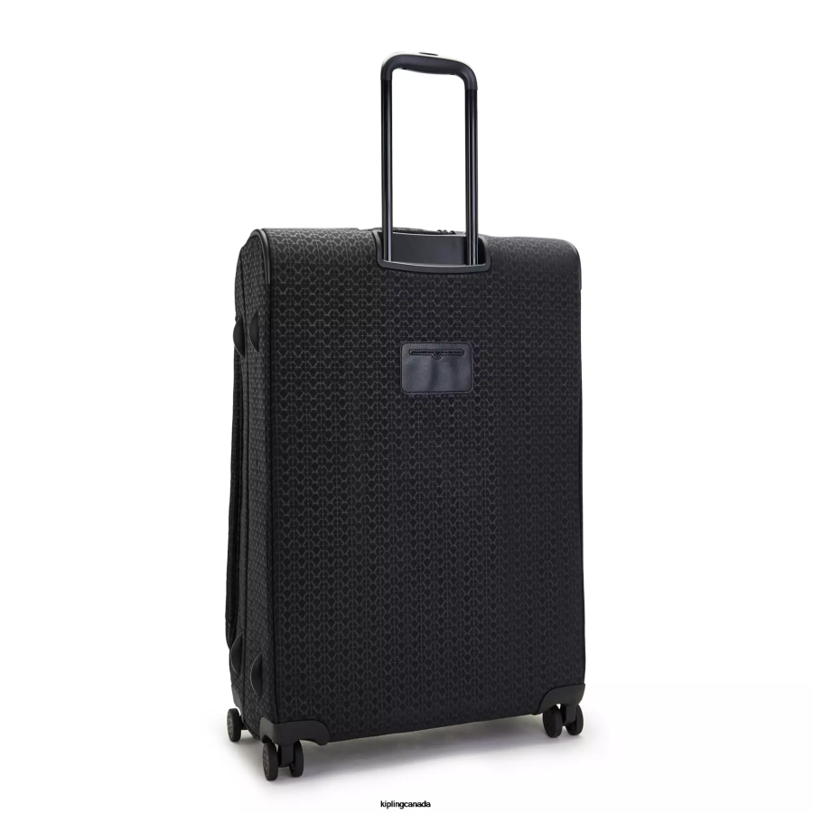 Women Rolling Luggage Kipling Signature Embossed Youri Spin Large 4 Wheeled Rolling Luggage FHZD523