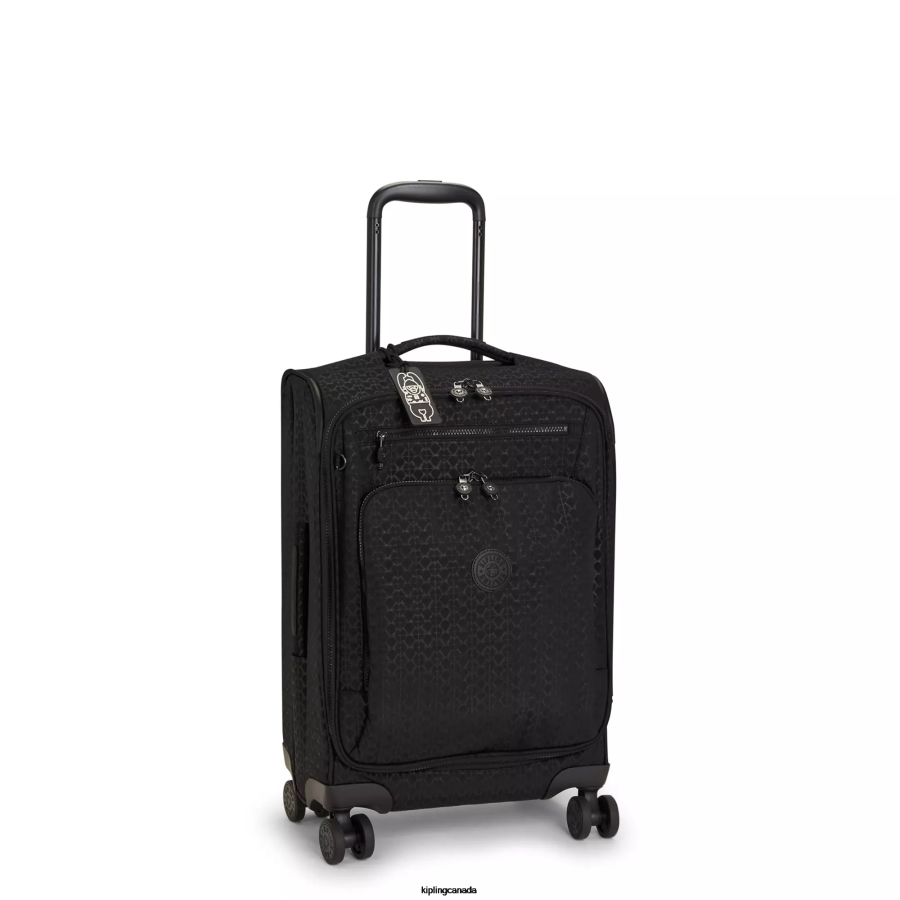Women Rolling Luggage Kipling Signature Embossed Youri Spin Small Printed 4 Wheeled Rolling Luggage FHZD515