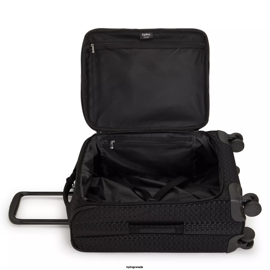 Women Rolling Luggage Kipling Signature Embossed Youri Spin Small Printed 4 Wheeled Rolling Luggage FHZD515