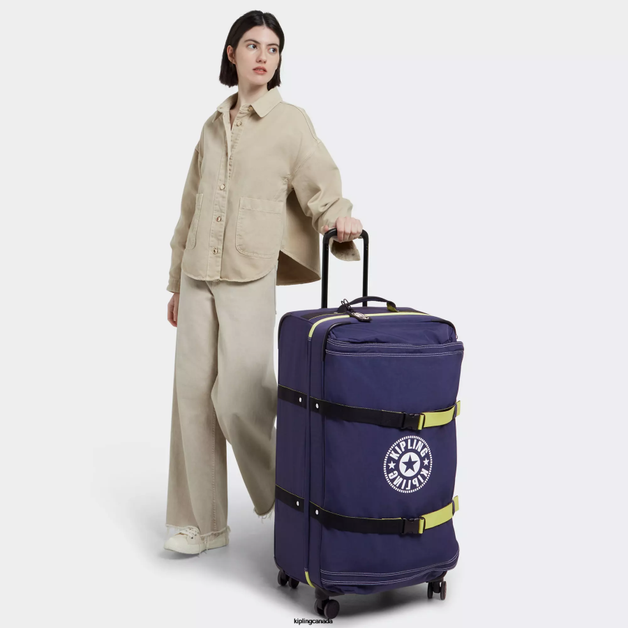Women Rolling Luggage Kipling Ultimate Navy Spontaneous Large Rolling Luggage FHZD520