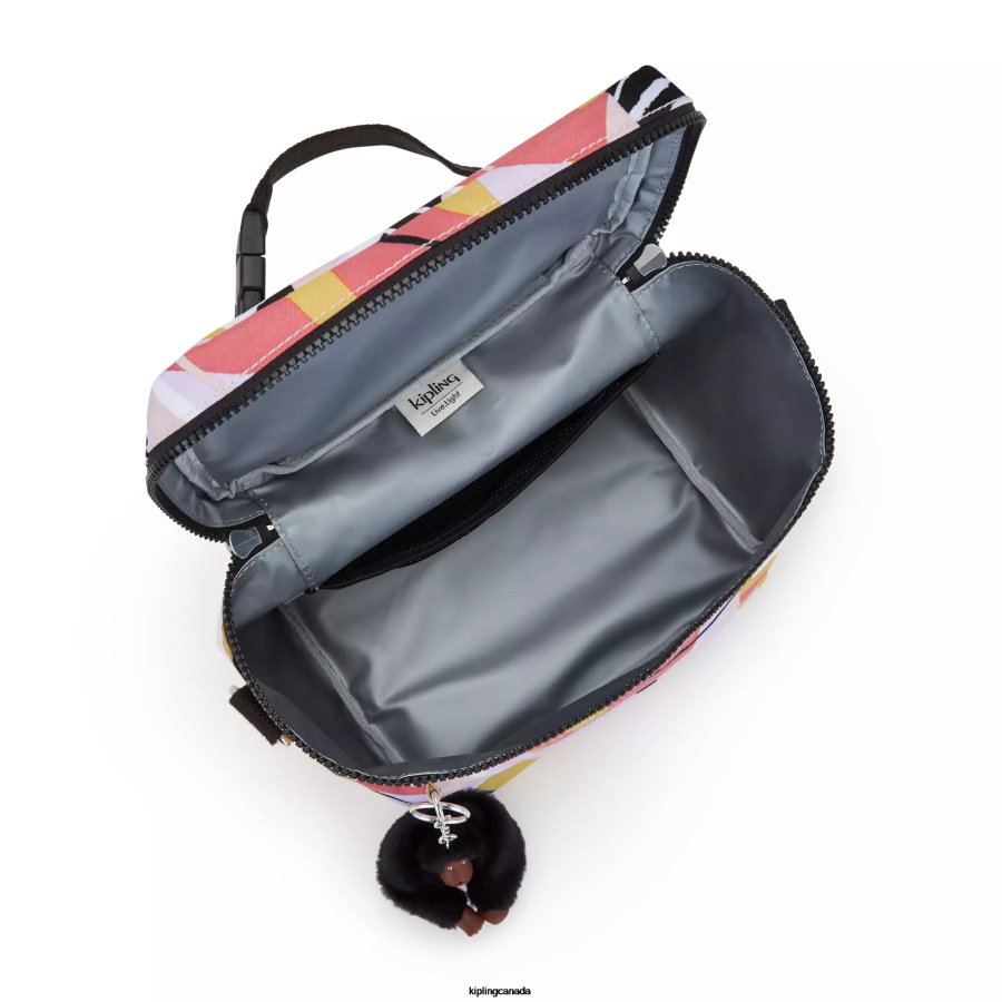 Women Lunch Bags Kipling Abstract Leave Graham Printed Lunch Bag FHZD624