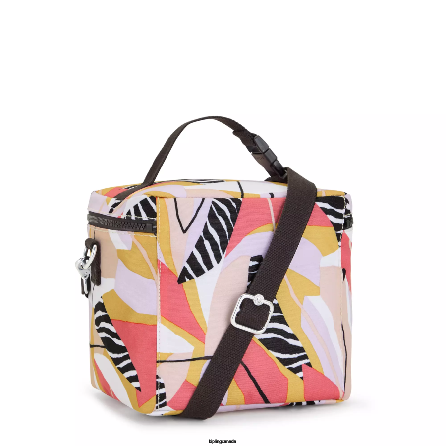 Women Lunch Bags Kipling Abstract Leave Graham Printed Lunch Bag FHZD624
