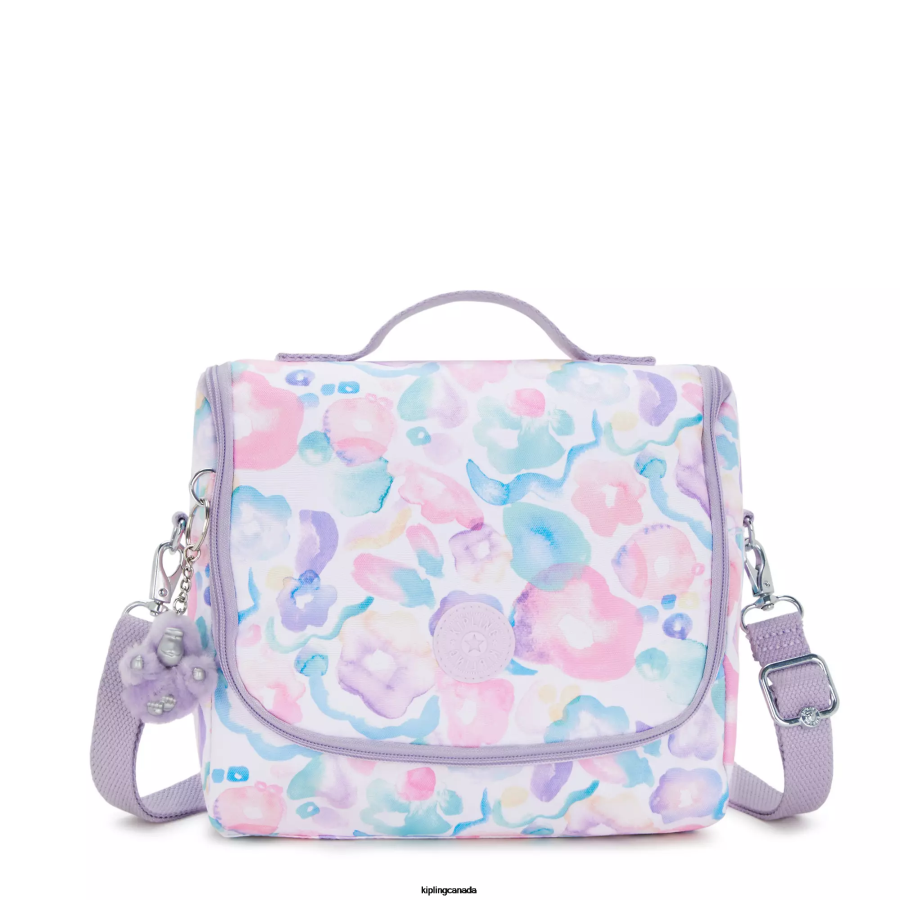 Women Lunch Bags Kipling Aqua Flowers New Kichirou Printed Lunch Bag FHZD642