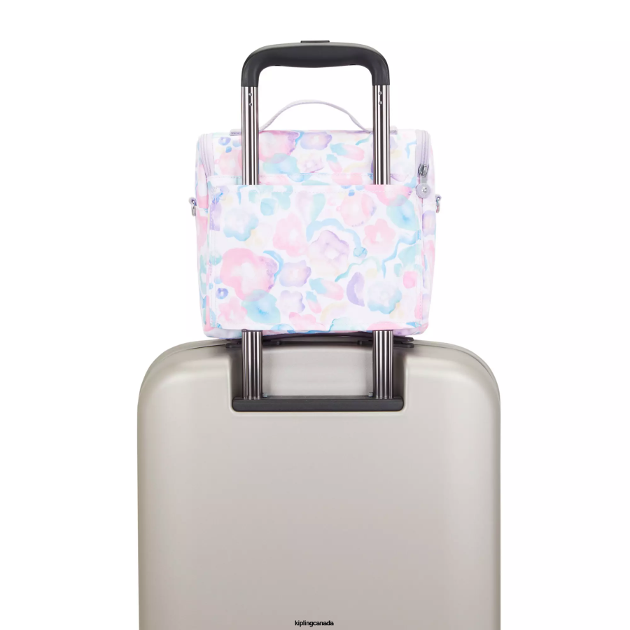 Women Lunch Bags Kipling Aqua Flowers New Kichirou Printed Lunch Bag FHZD642