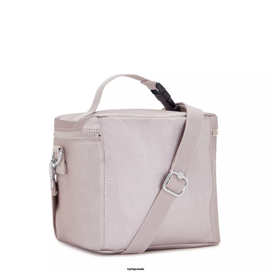 Women Lunch Bags Kipling Metallic Rose Graham Metallic Lunch Bag FHZD649