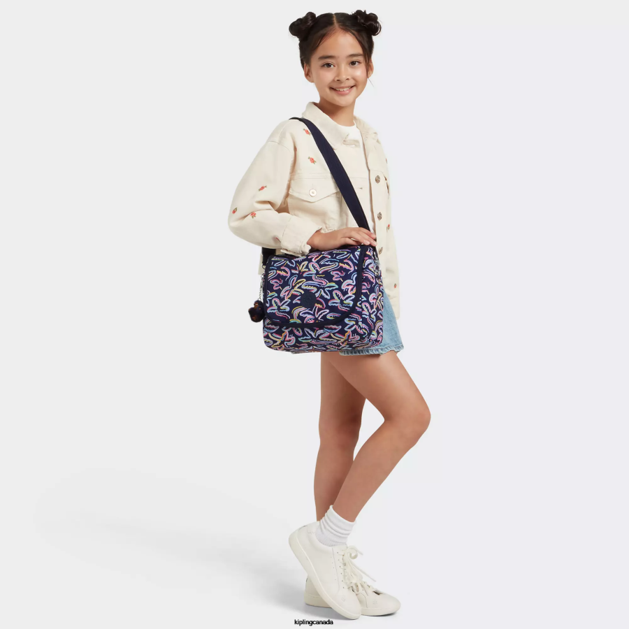 Women Lunch Bags Kipling Palm Fiesta Print New Kichirou Printed Lunch Bag FHZD639