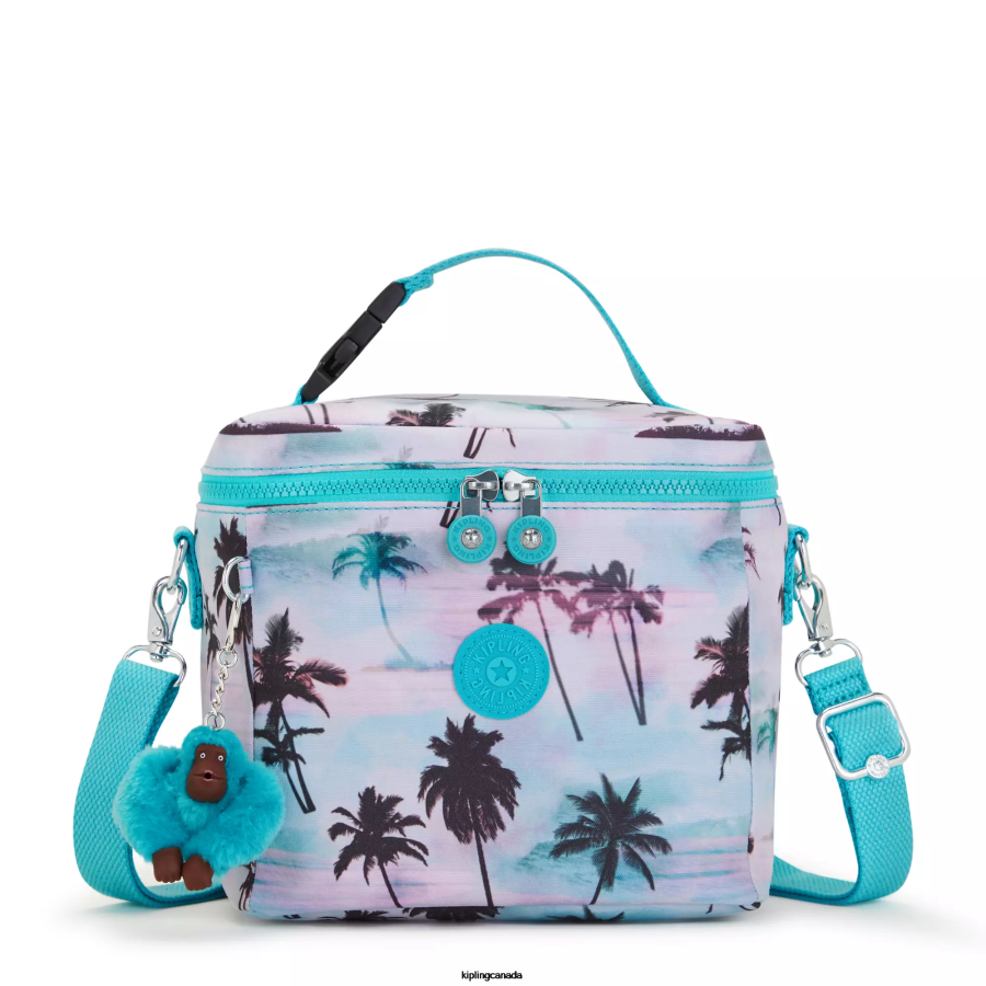 Women Lunch Bags Kipling Shadow Palm Print Graham Printed Lunch Bag FHZD623
