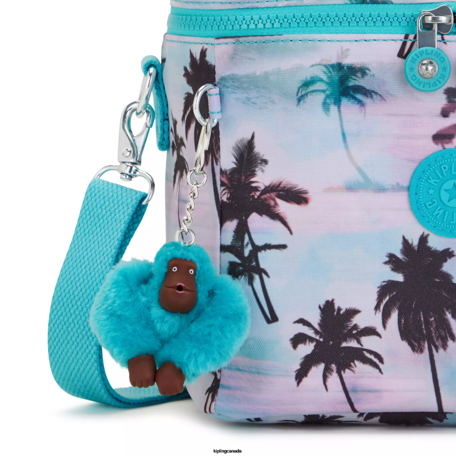 Women Lunch Bags Kipling Shadow Palm Print Graham Printed Lunch Bag FHZD623