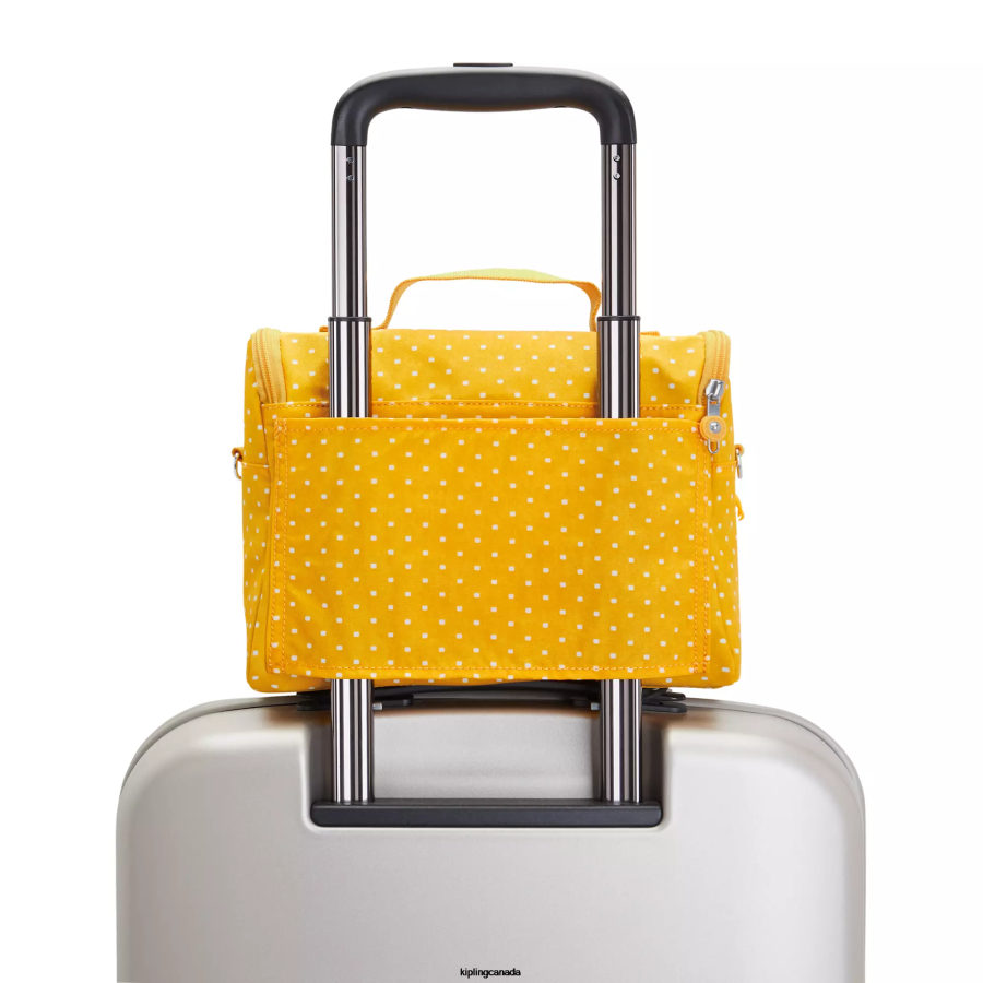 Women Lunch Bags Kipling Soft Dot Yellow New Kichirou Printed Lunch Bag FHZD637