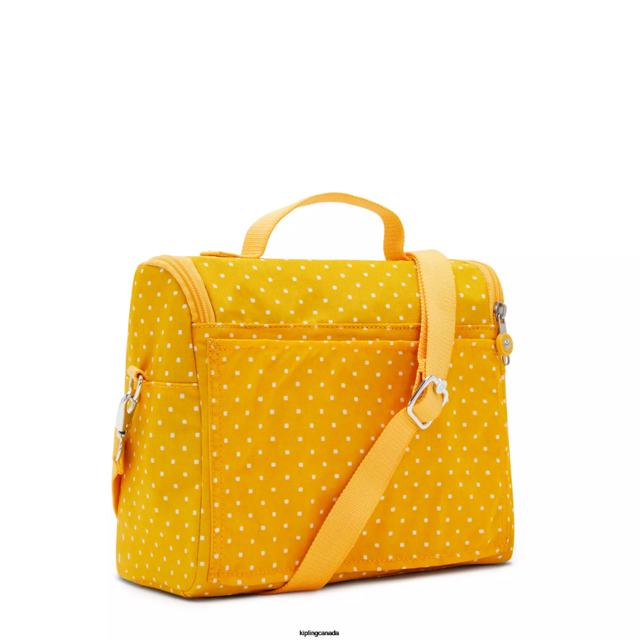 Women Lunch Bags Kipling Soft Dot Yellow New Kichirou Printed Lunch Bag FHZD637