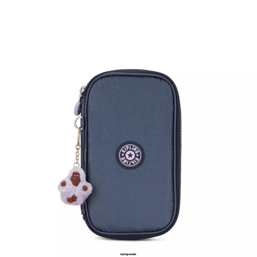 Women Pens & Pencil Cases Kipling Admiral Blue 50 Pens Metallic Case FHZD599