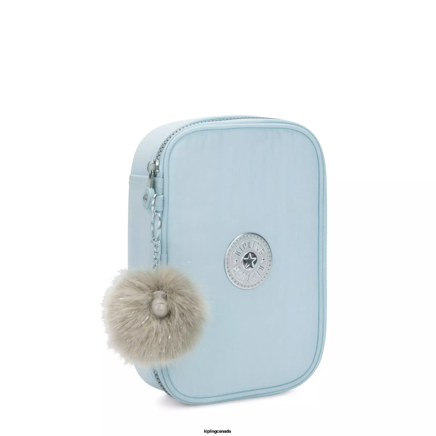 Women Pens & Pencil Cases Kipling Bridal Blue 100 Pens Case FHZD572