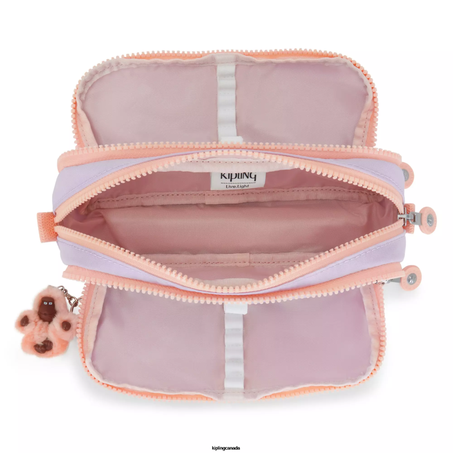 Women Pens & Pencil Cases Kipling Endless Lilac C Gitroy Pencil Case FHZD583
