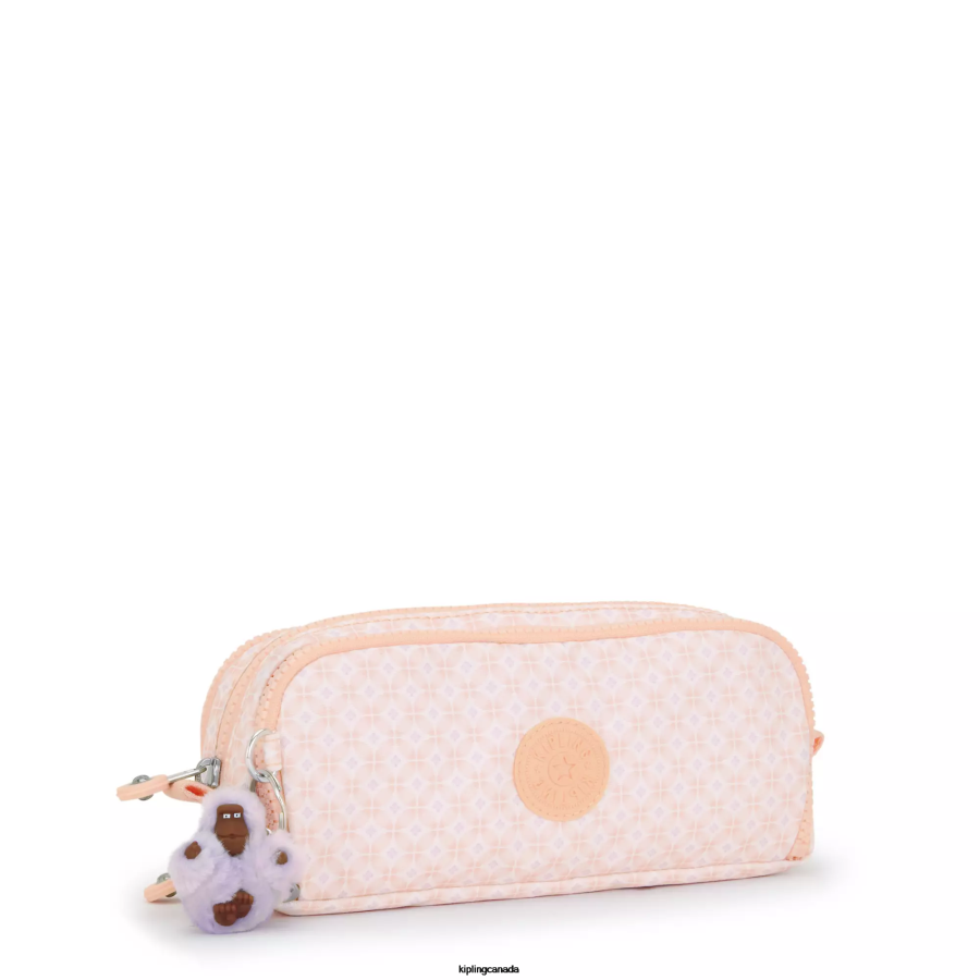 Women Pens & Pencil Cases Kipling Girly Tile Gitroy Printed Pencil Case FHZD601