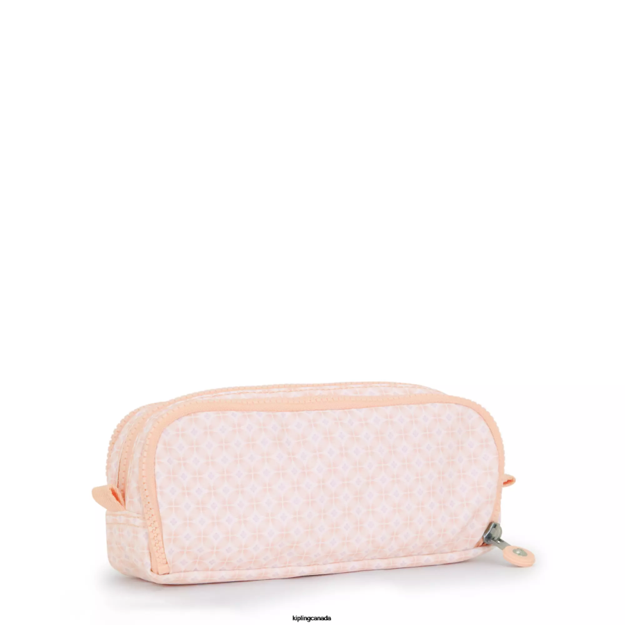 Women Pens & Pencil Cases Kipling Girly Tile Gitroy Printed Pencil Case FHZD601