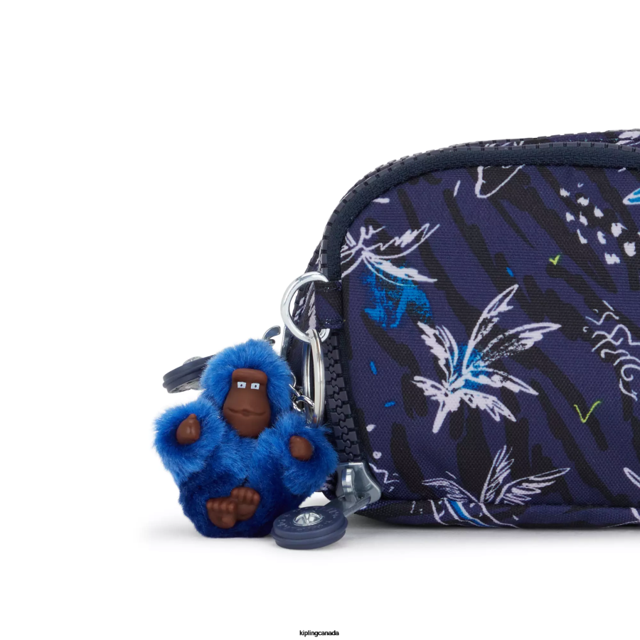 Women Pens & Pencil Cases Kipling Surf Sea Print Gitroy Printed Pencil Case FHZD600