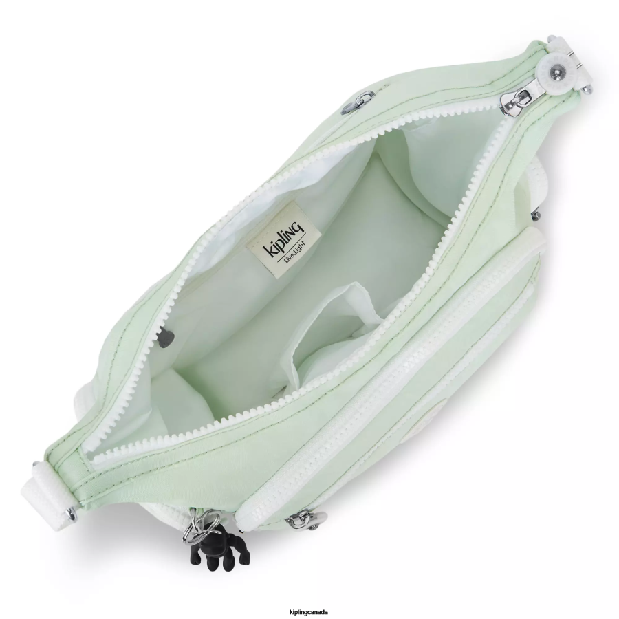 Women Crossbody Bags Kipling Airy Green Gabbie Small Crossbody Bag FHZD162 - Image 3