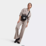 Women Crossbody Bags Kipling Black Lite Chaz Crossbody Bag FHZD235 - Image 4