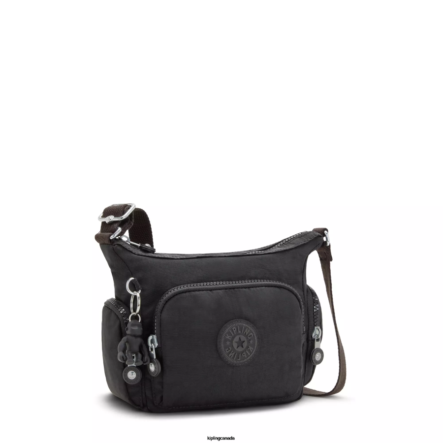 Women Crossbody Bags Kipling Black Noir Gabbie Mini Crossbody Bag FHZD19 - Image 2