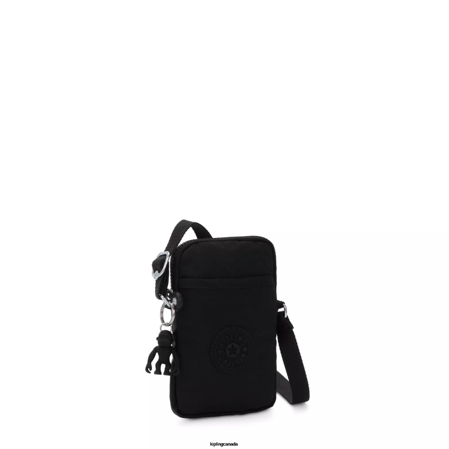 Women Crossbody Bags Kipling Black Noir Tally Crossbody Phone Bag FHZD52 - Image 2