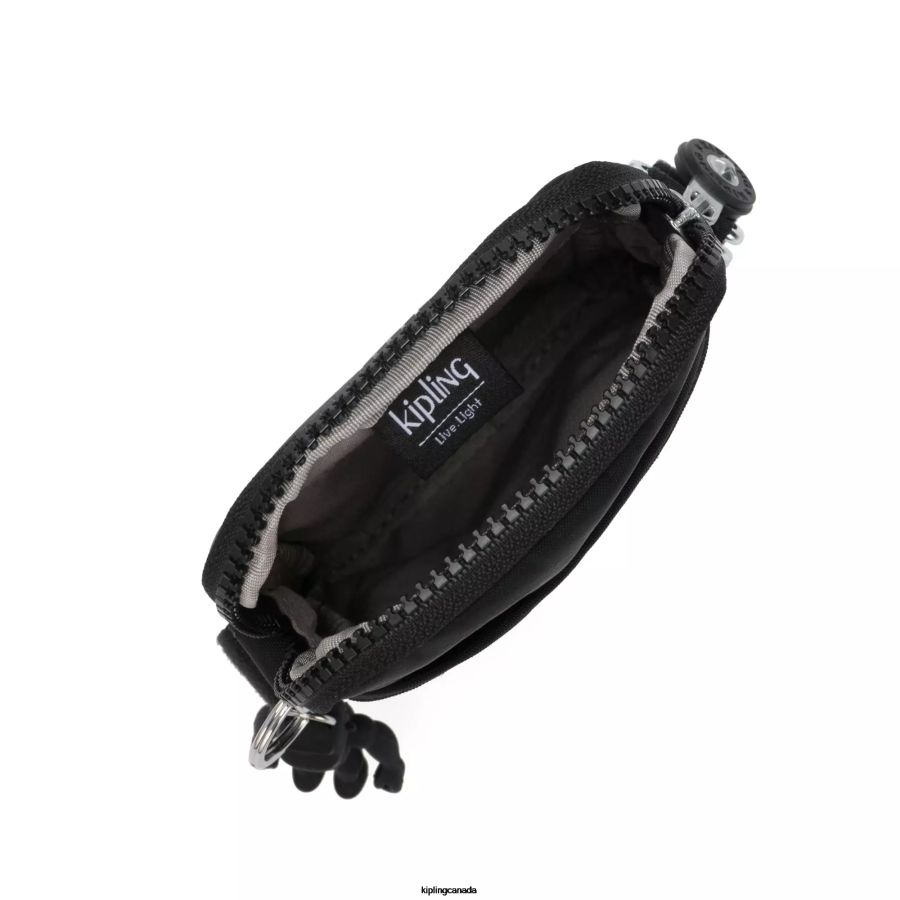 Women Crossbody Bags Kipling Black Noir Tally Crossbody Phone Bag FHZD52 - Image 3