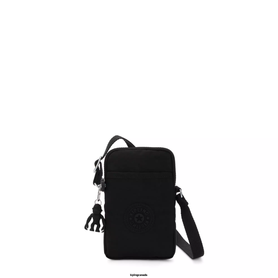 Women Crossbody Bags Kipling Black Noir Tally Crossbody Phone Bag FHZD52 - Image 1