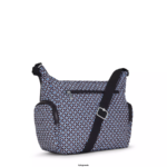 Women Crossbody Bags Kipling Blackish Tile Gabbie Printed Crossbody Bag FHZD142 - Image 5