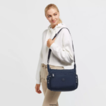 Women Crossbody Bags Kipling Blue Bleu Gabbie Crossbody Bag FHZD132 - Image 4