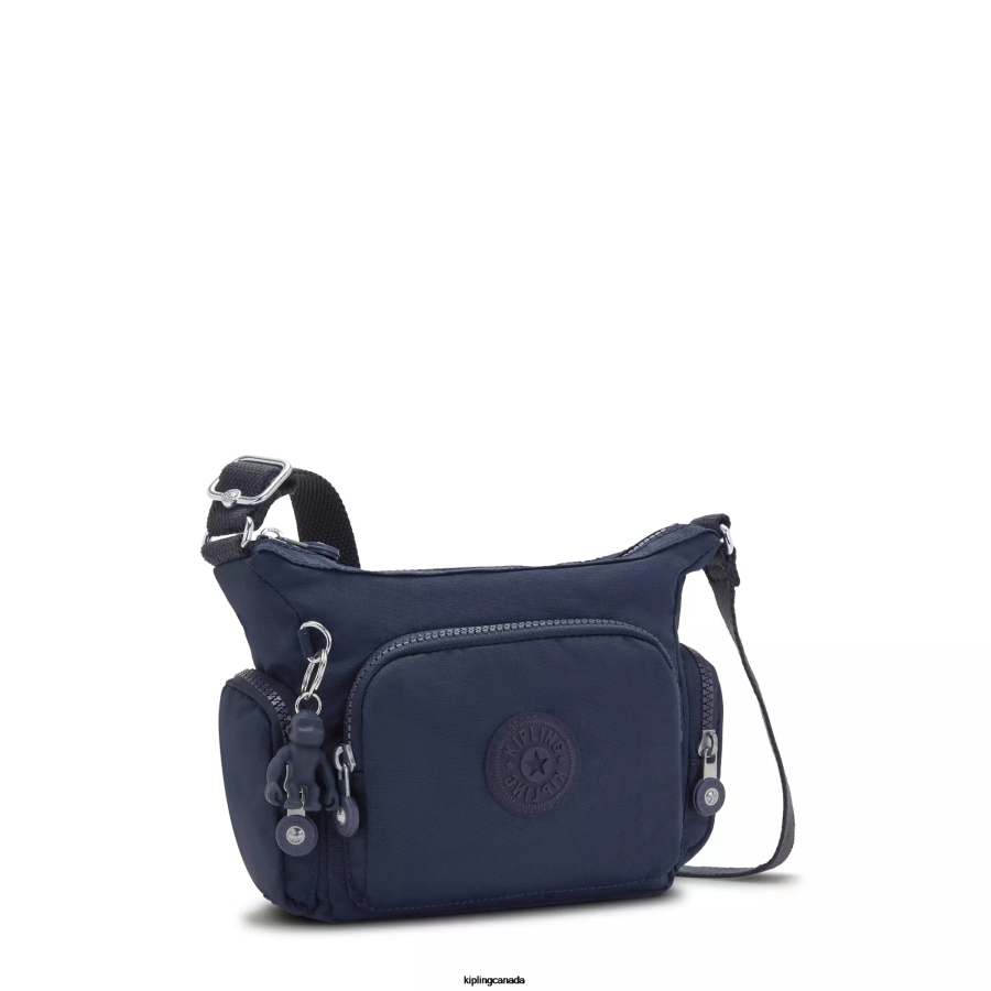 Women Crossbody Bags Kipling Blue Bleu Gabbie Mini Crossbody Bag FHZD20 - Image 2
