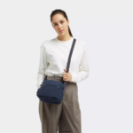 Women Crossbody Bags Kipling Blue Bleu Keefe Crossbody Bag FHZD44 - Image 4