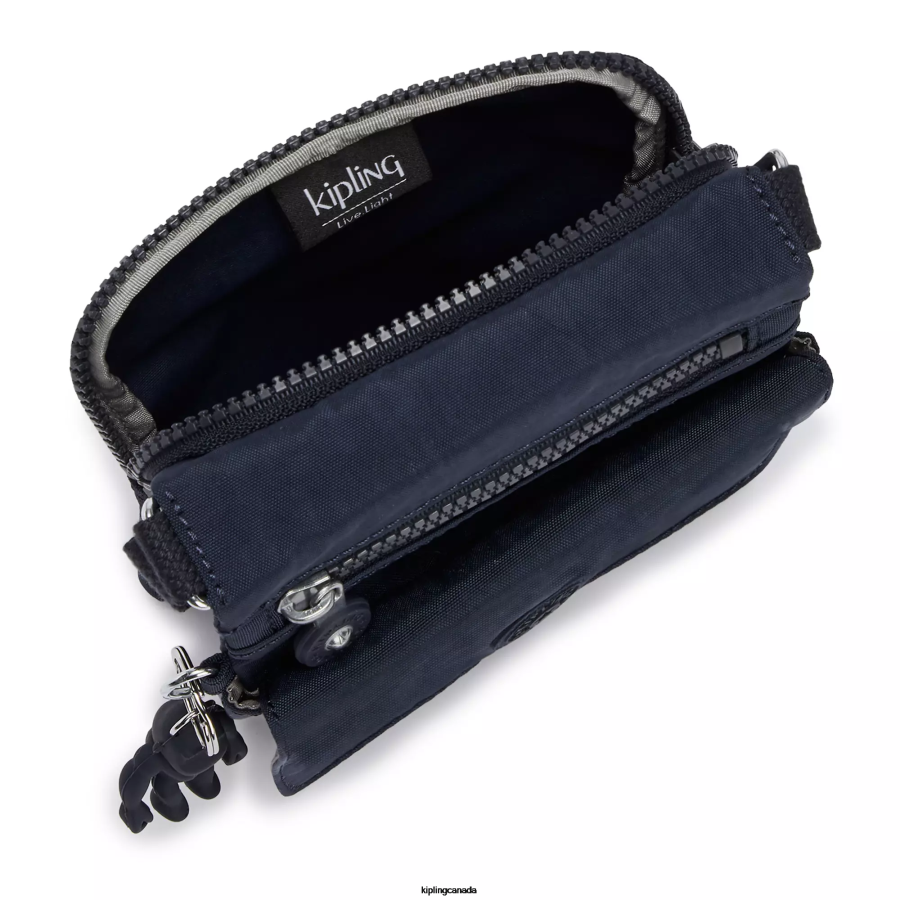 Women Crossbody Bags Kipling Blue Bleu New Eldorado Crossbody Bag New Eldorado FHZD106 - Image 3