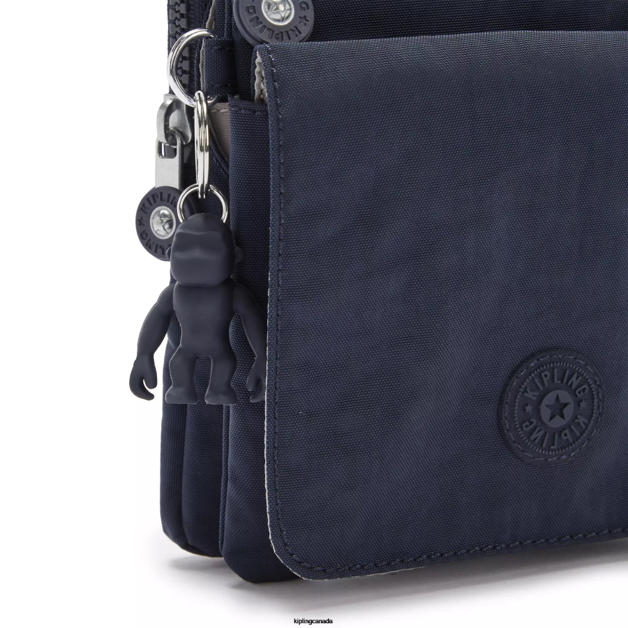 Women Crossbody Bags Kipling Blue Bleu New Eldorado Crossbody Bag New Eldorado FHZD106 - Image 5
